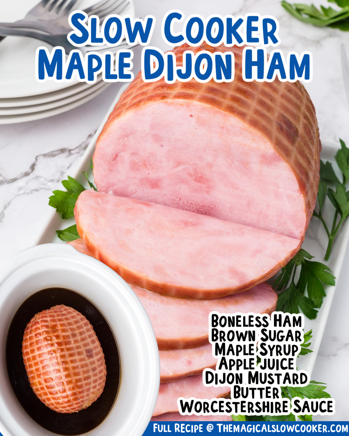 Images of maple dijon ham for facebook.