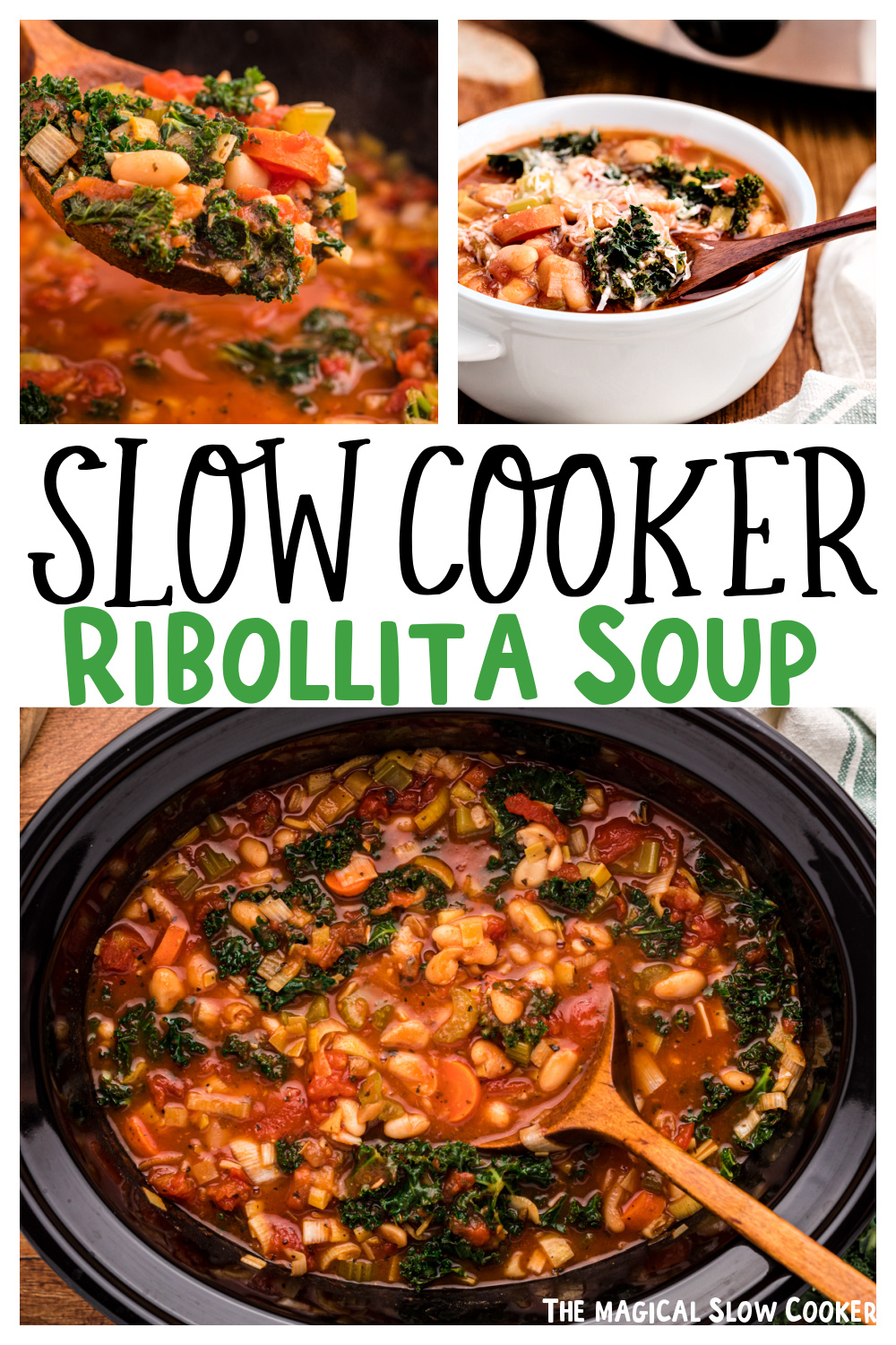 Slow Cooker Ribollita Soup - The Magical Slow Cooker