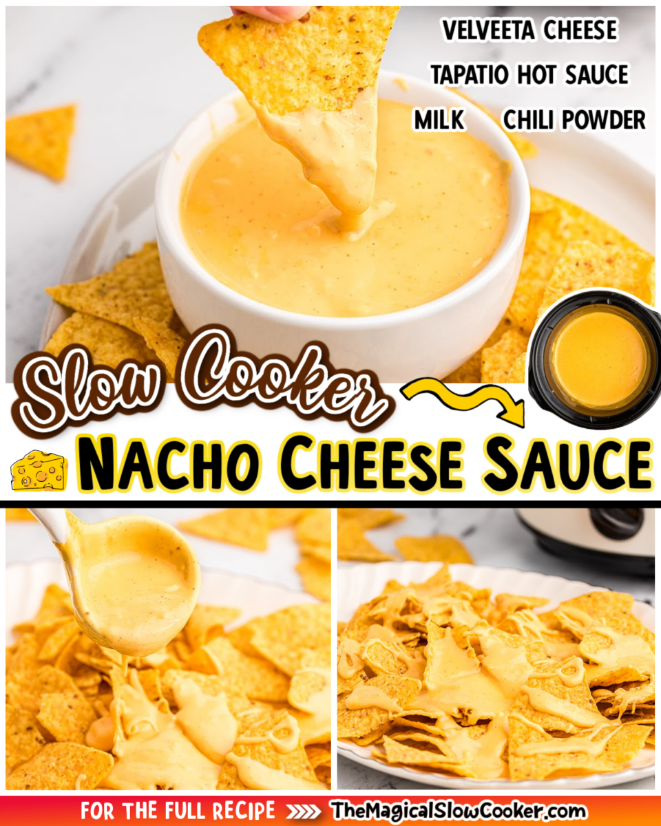 Nacho Cheese Images images with text of what the ingredients are for facebook.