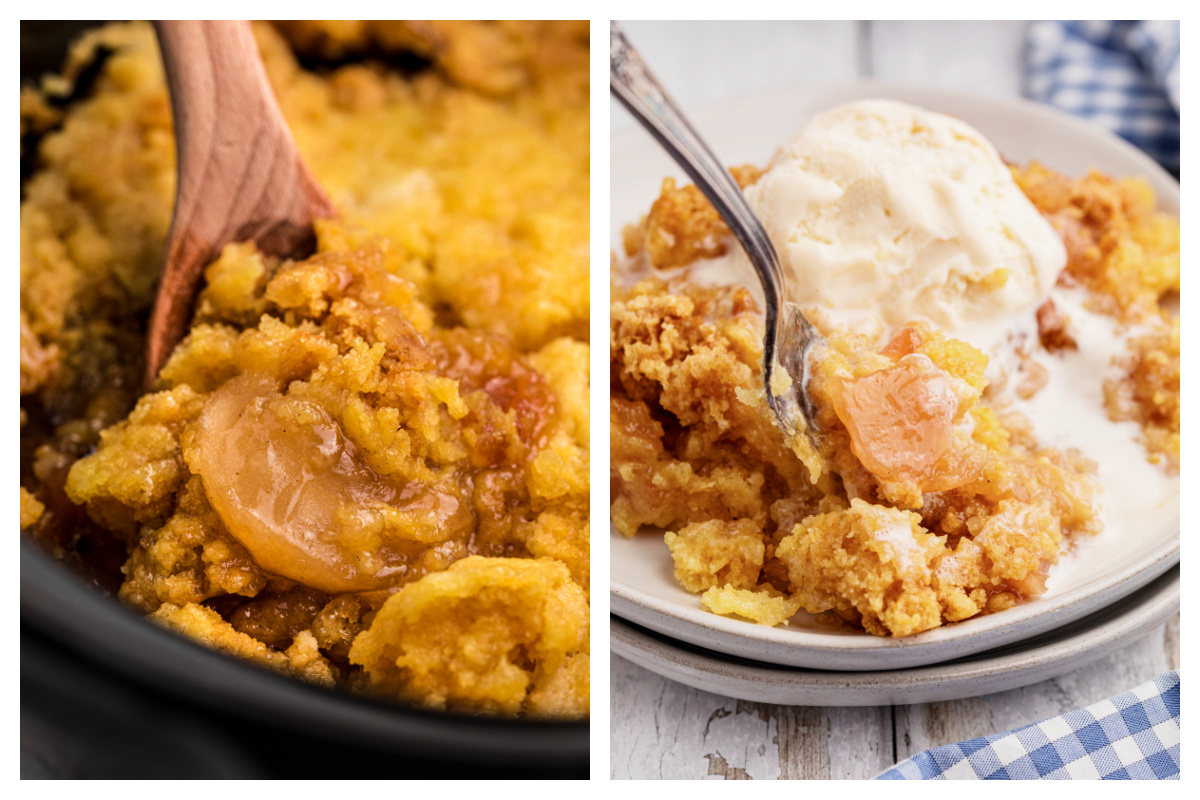 Slow Cooker Apple Dump Cake