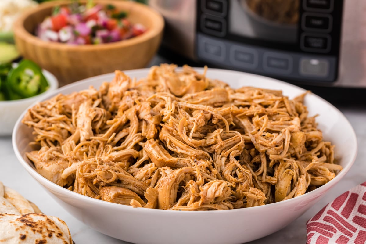 bowl of cool ranch taco meat.