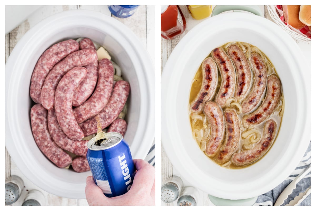 Hot Tub Beer Brats The Magical Slow Cooker