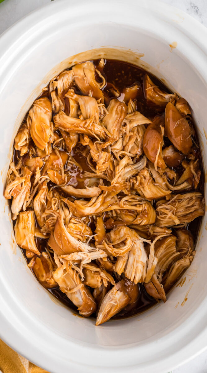 Long image of teriyaki chicken for pinterset.