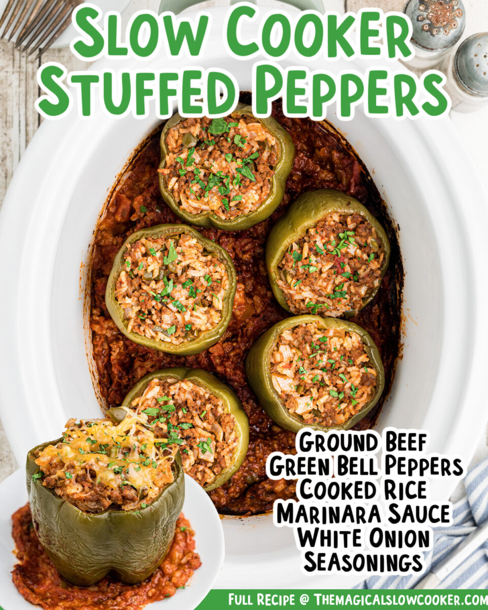 2 images of beef stuffed peppers for facebook.