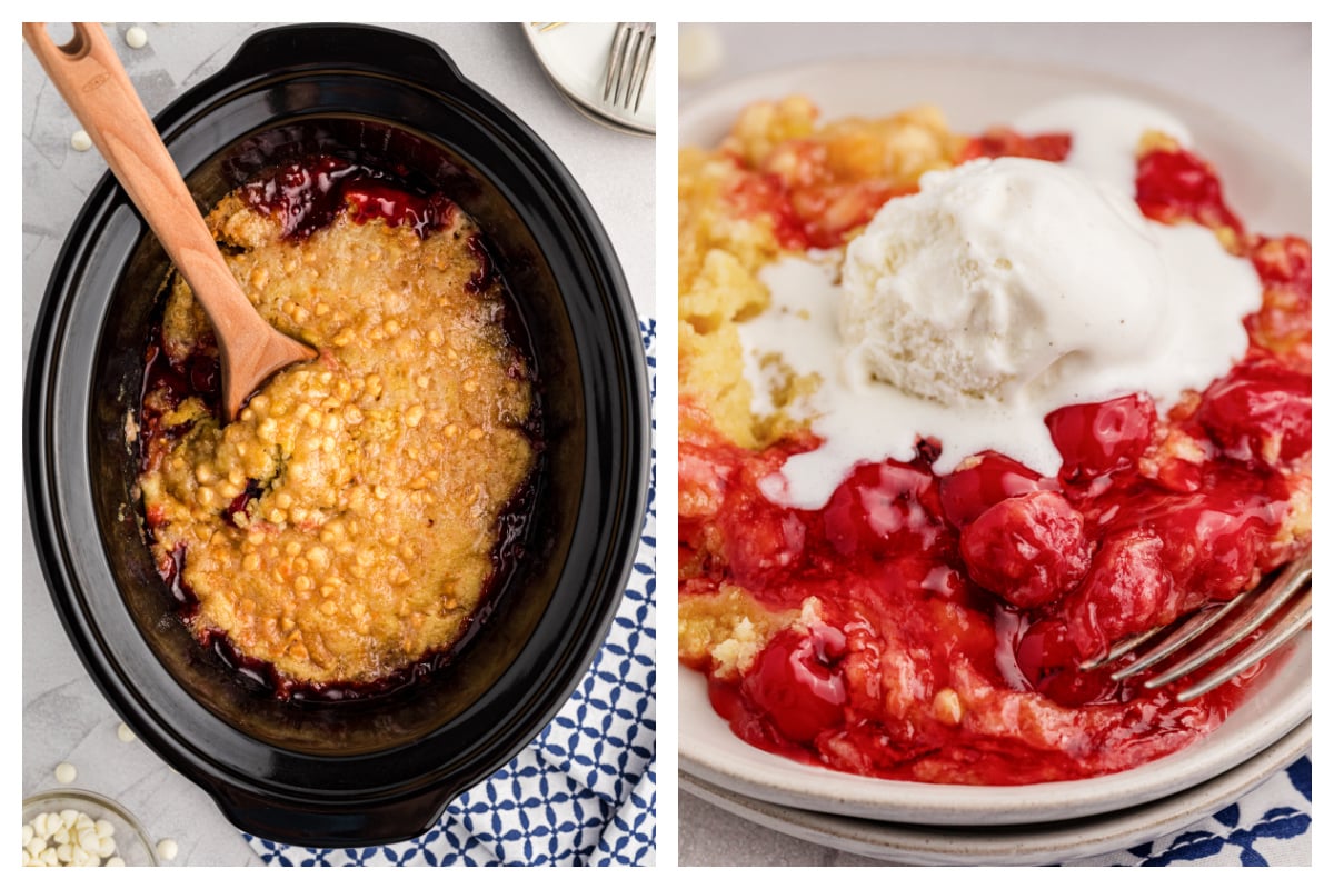 Slow Cooker Cherry Dump Cake The Magical Slow Cooker