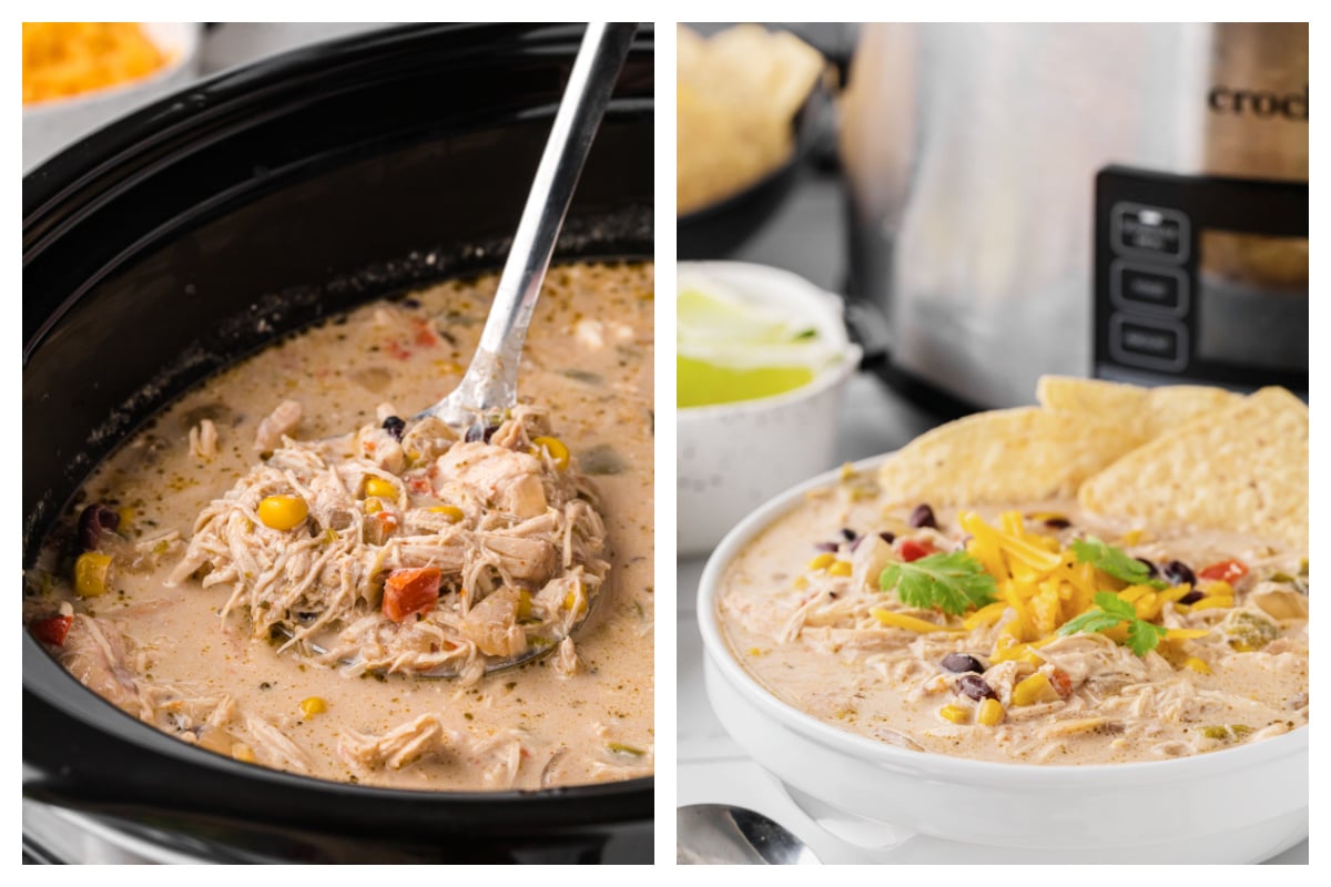 Slow Cooker Chicken Fajita Soup The Magical Slow Cooker