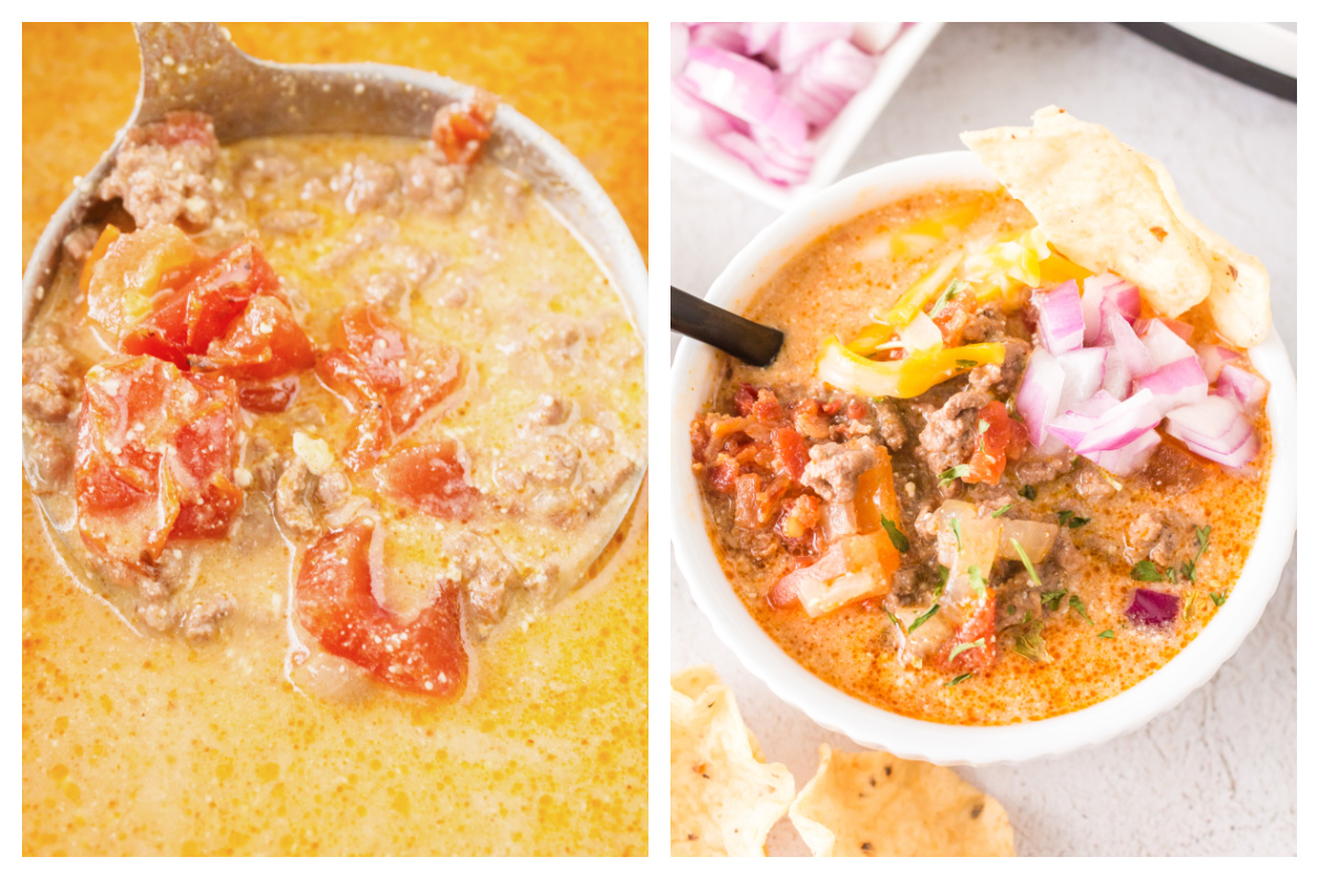 Slow Cooker Creamy Taco Soup The Magical Slow Cooker
