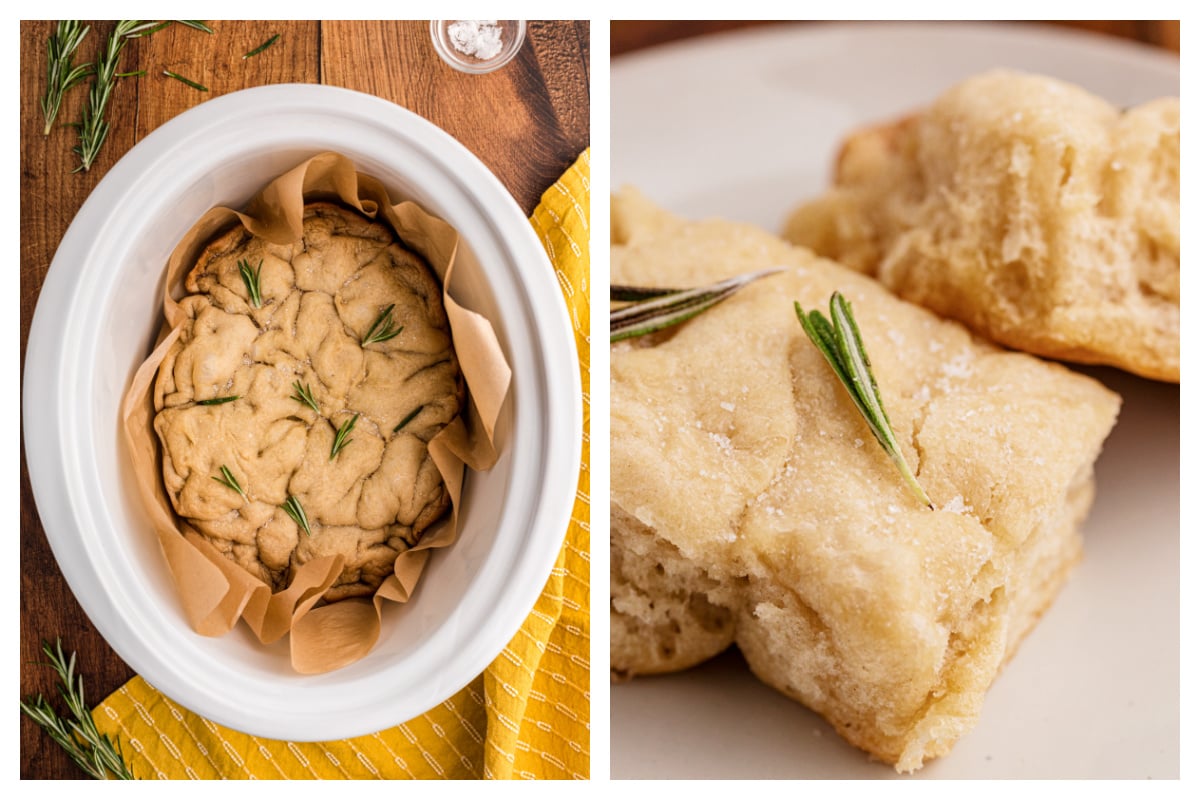Slow Cooker Focaccia Bread The Magical Slow Cooker