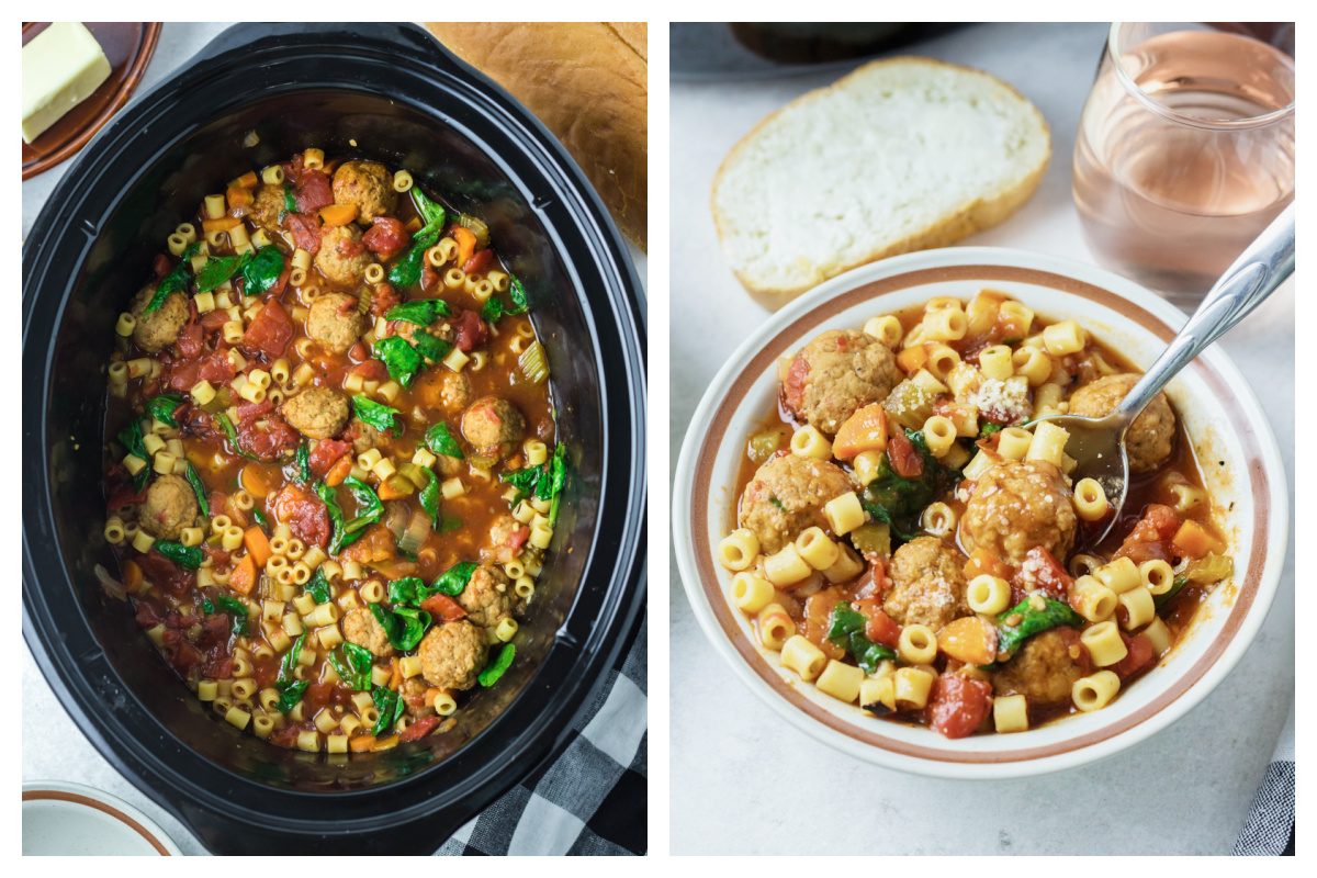 Slow Cooker Meatball Soup The Magical Slow Cooker