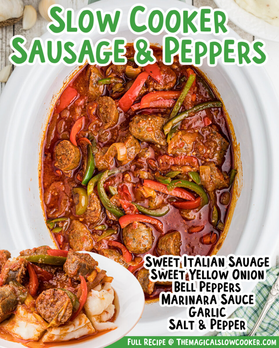 Images of sausage and peppers for facebook.