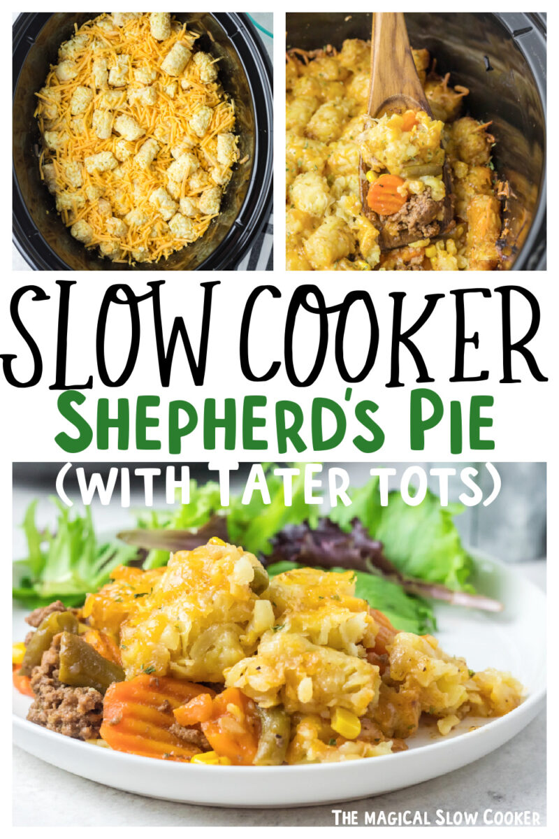 Shepherd's Pie Tater Tot Casserole - The Magical Slow Cooker