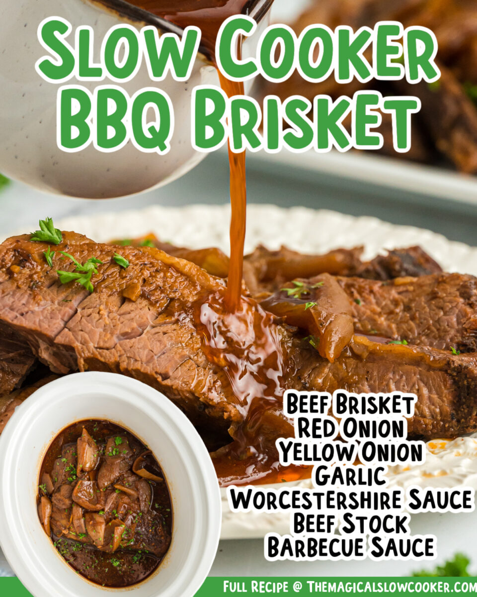 images of beef brisket with text of what the ingredients are.