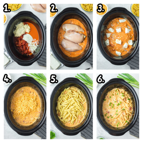 Slow Cooker Buffalo Chicken Pasta The Magical Slow Cooker