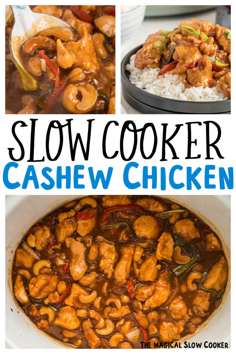 Images of cashew chicken for pinterest.