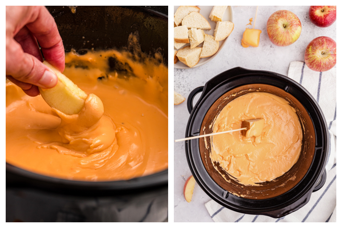 Slow Cooker Cheese Fondue The Magical Slow Cooker