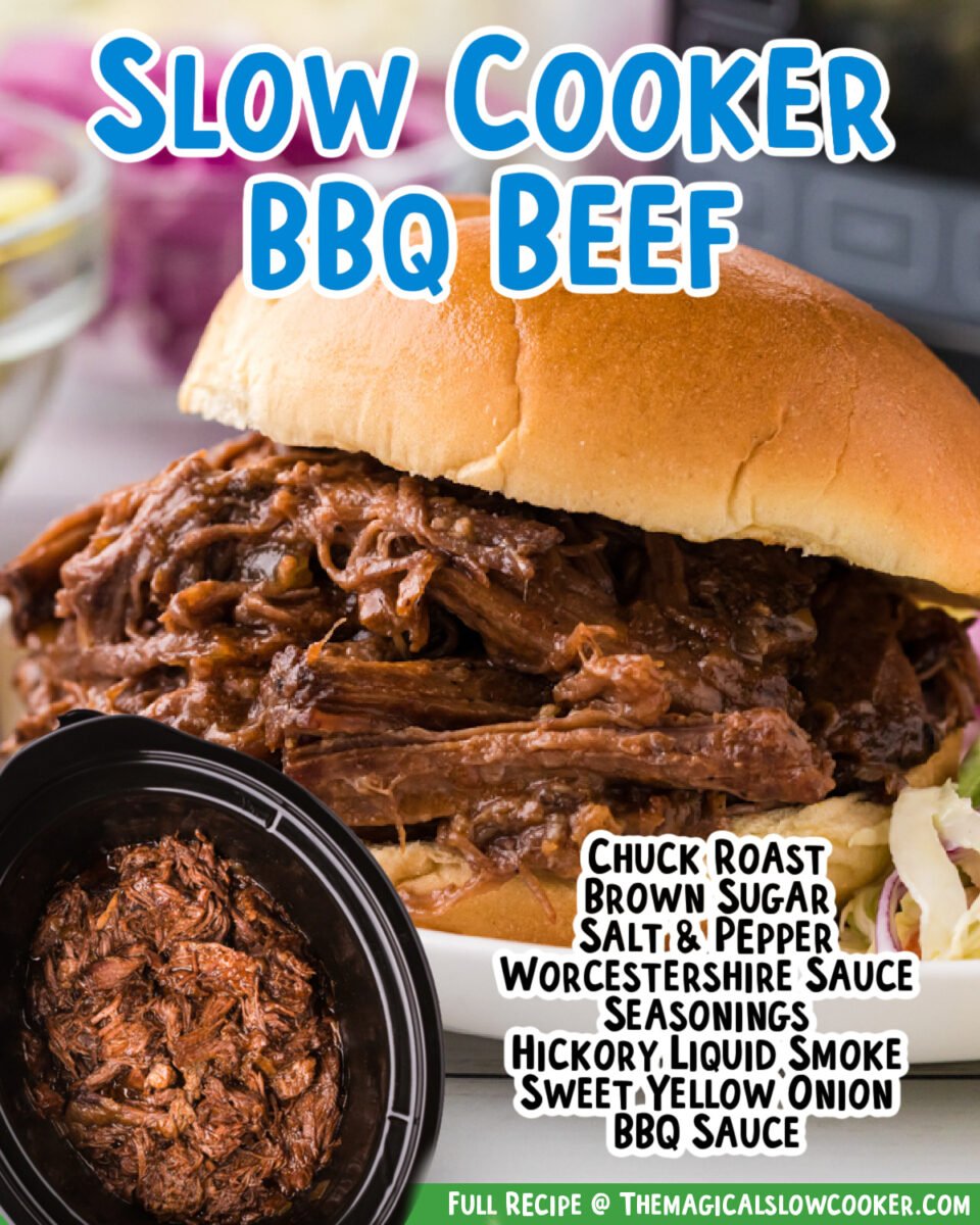 Slow Cooker BBQ Beef - The Magical Slow Cooker