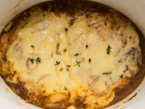 Slow Cooker French Onion Chicken Recipe