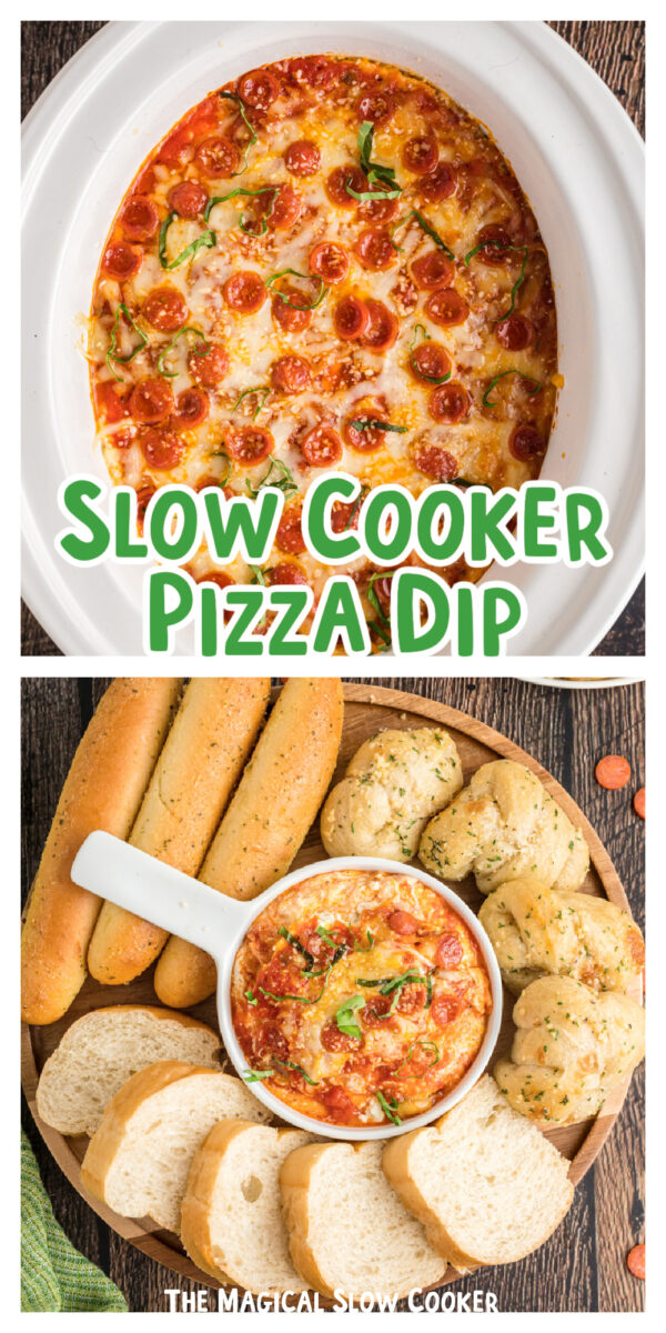 Slow Cooker Pizza Dip - The Magical Slow Cooker