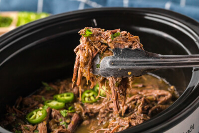 Salsa Verde Beef - The Magical Slow Cooker