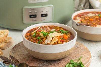 Slow Cooker Lentil Soup - The Magical Slow Cooker