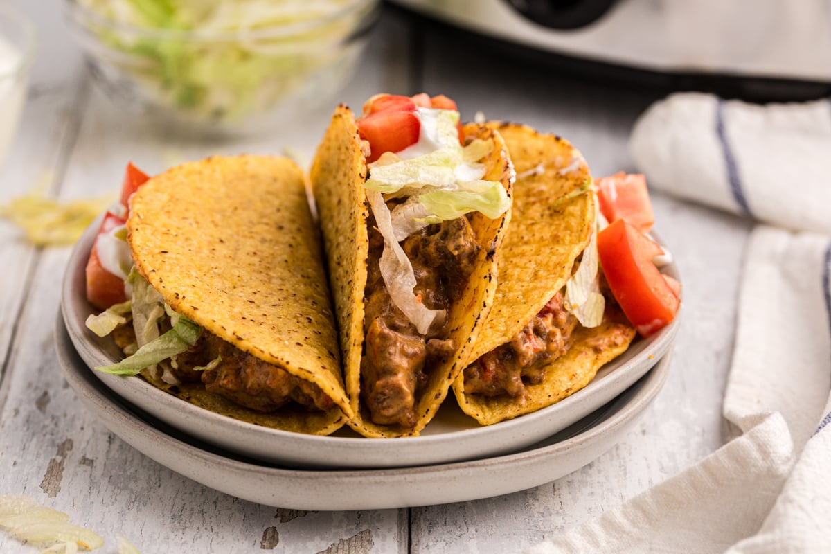 Slow Cooker Rotel Dip with Beef - The Magical Slow Cooker