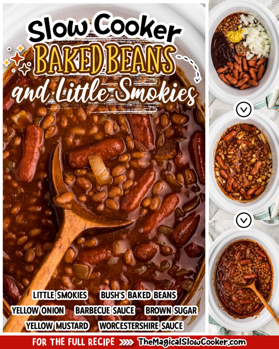Slow Cooker Baked Beans and Little Smokies The Magical Slow Cooker