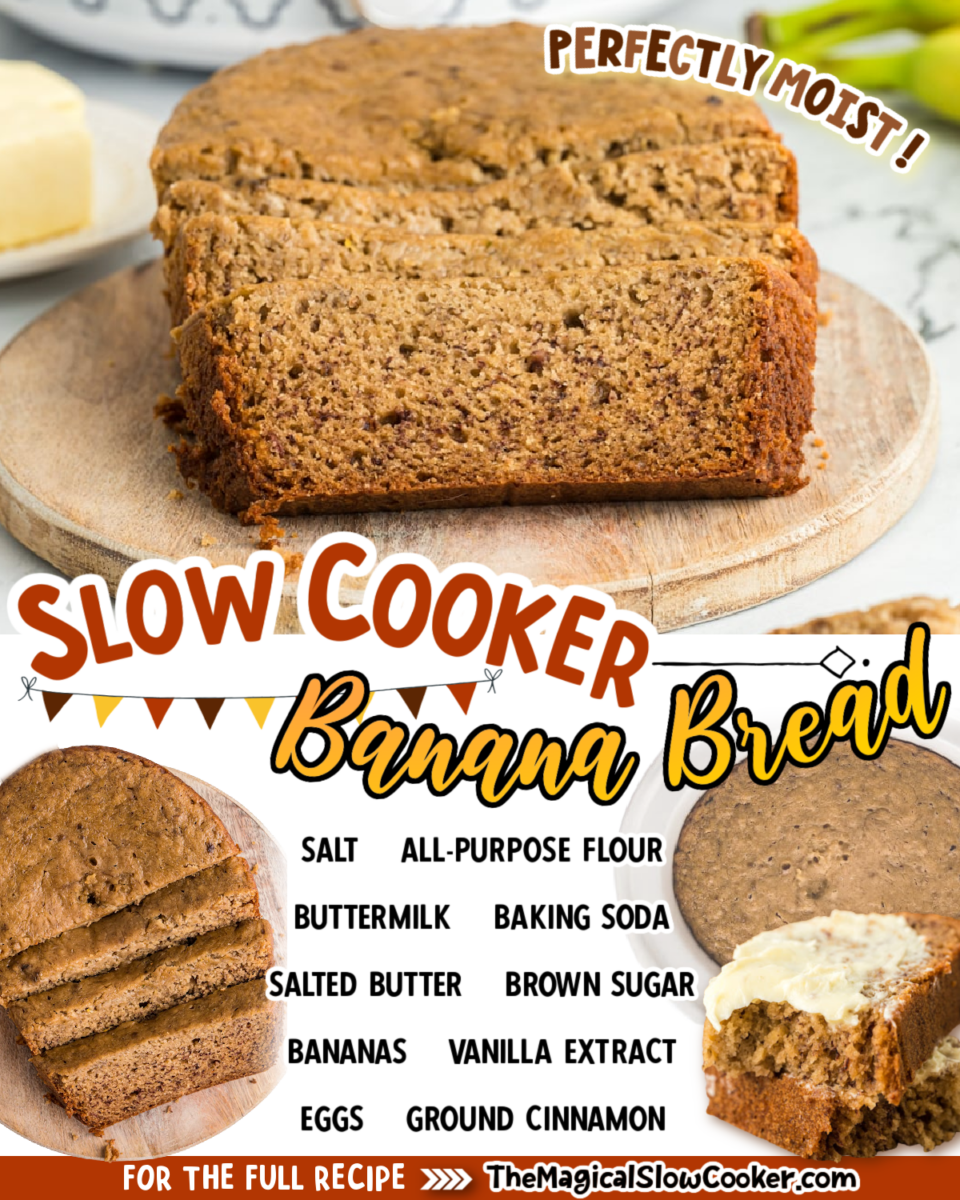 Slow Cooker Banana Bread The Magical Slow Cooker