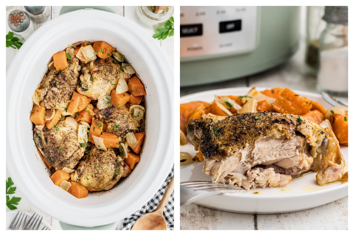 Slow Cooker Autumn Chicken Dinner