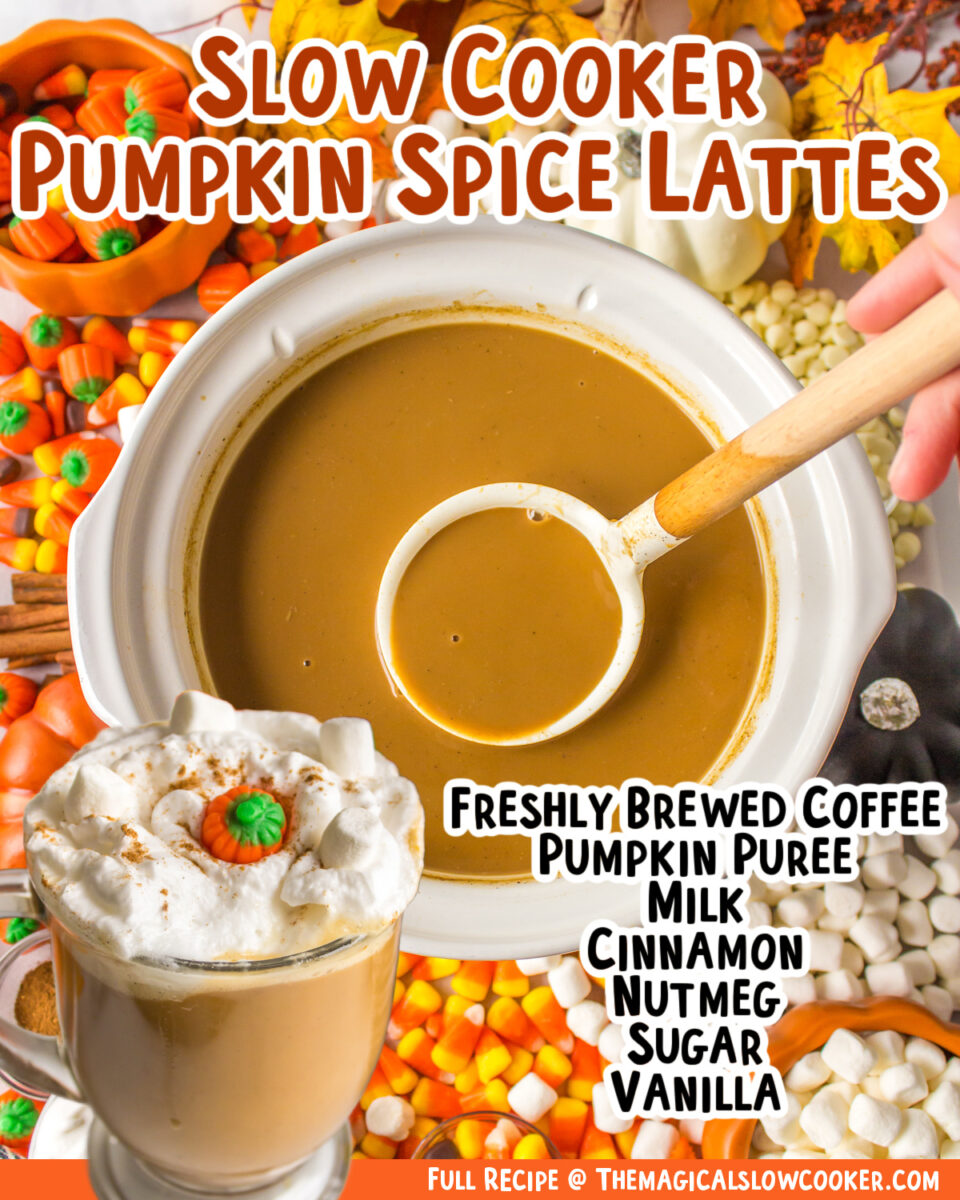 Images of pumpkin spice lattes for facebook.