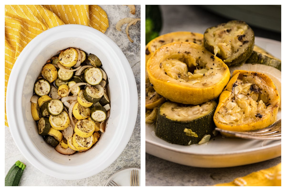 Slow Cooker Zucchini and Yellow Squash The Magical Slow Cooker