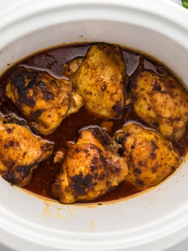 Slow Cooker Chicken Thighs - The Magical Slow Cooker