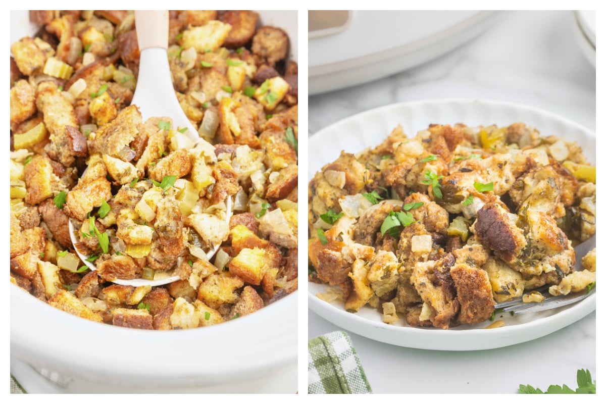 Make Stuffing Like Grandma - In the Crockpot!