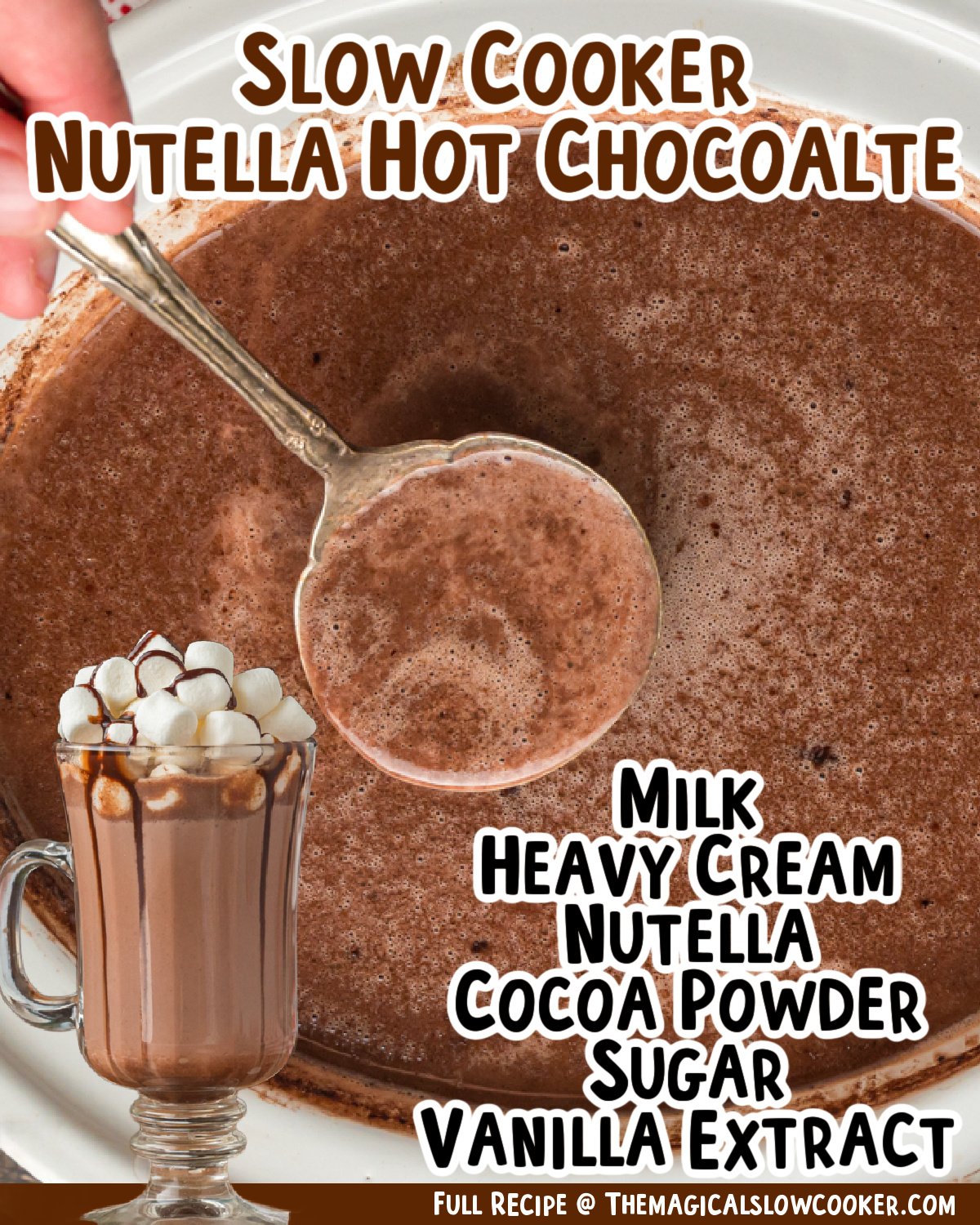 Images of nutella hot chocolate for facebook.