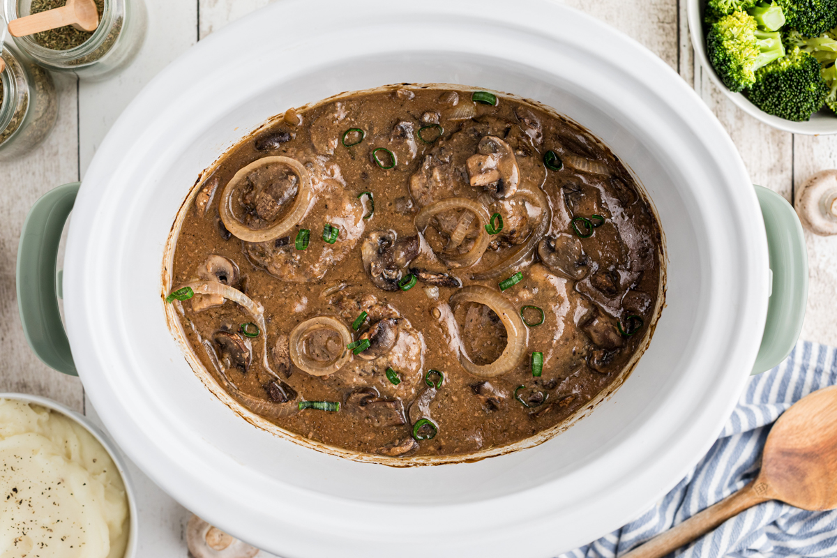Slow Cooker Salisbury Steak