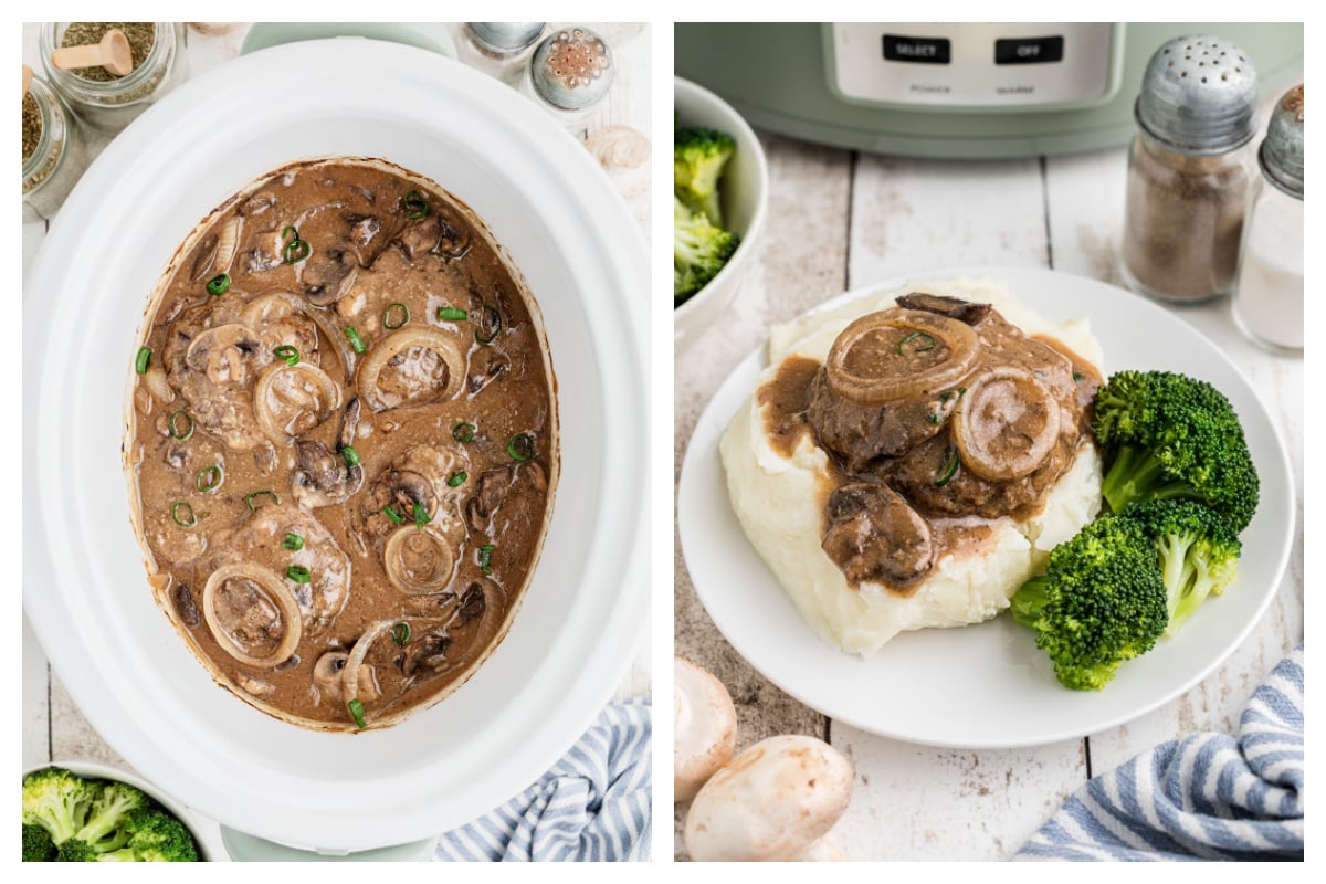 Slow Cooker Salisbury Steak