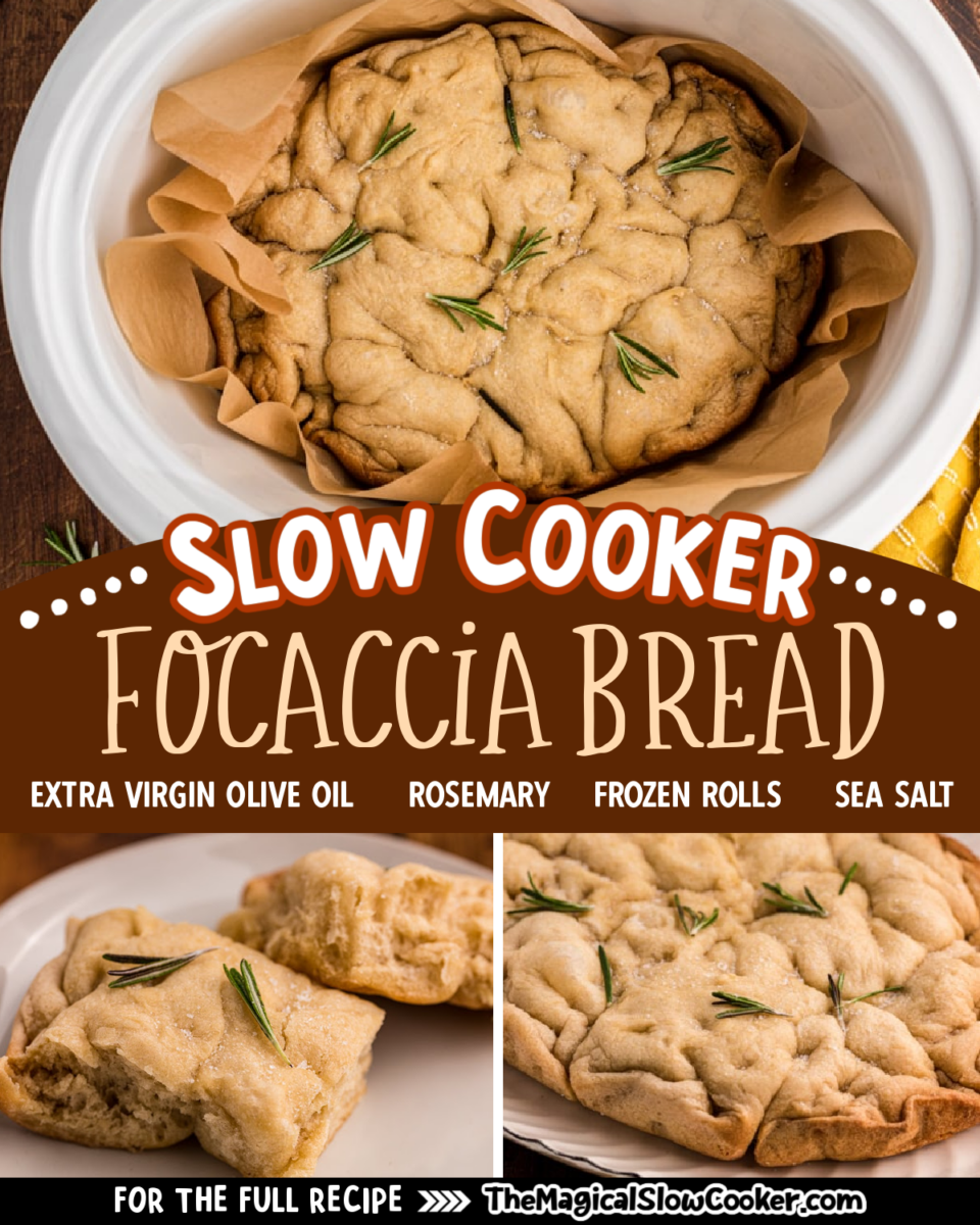 Slow Cooker Focaccia Bread The Magical Slow Cooker