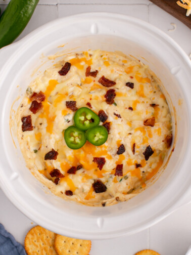 Slow Cooker Jalapeno Popper Dip - The Magical Slow Cooker