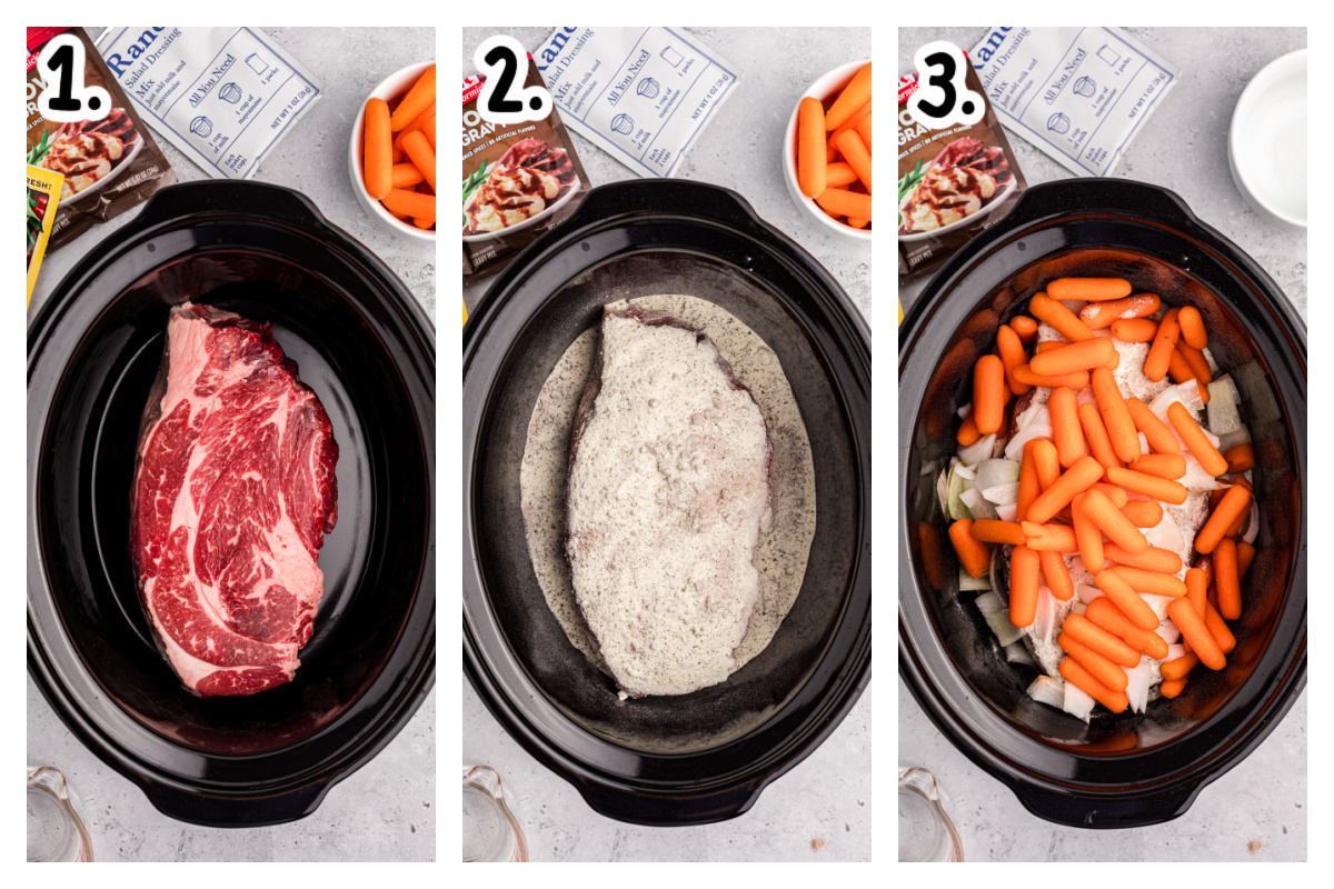 Slow Cooker 3 Packet Pot Roast The Magical Slow Cooker