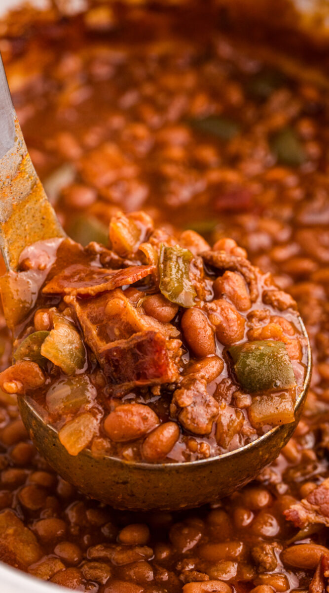long image of slow cooker land your man baked beans.