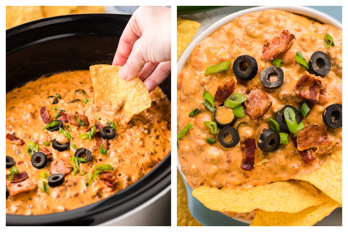 Slow Cooker Loaded Nacho Dip The Magical Slow Cooker