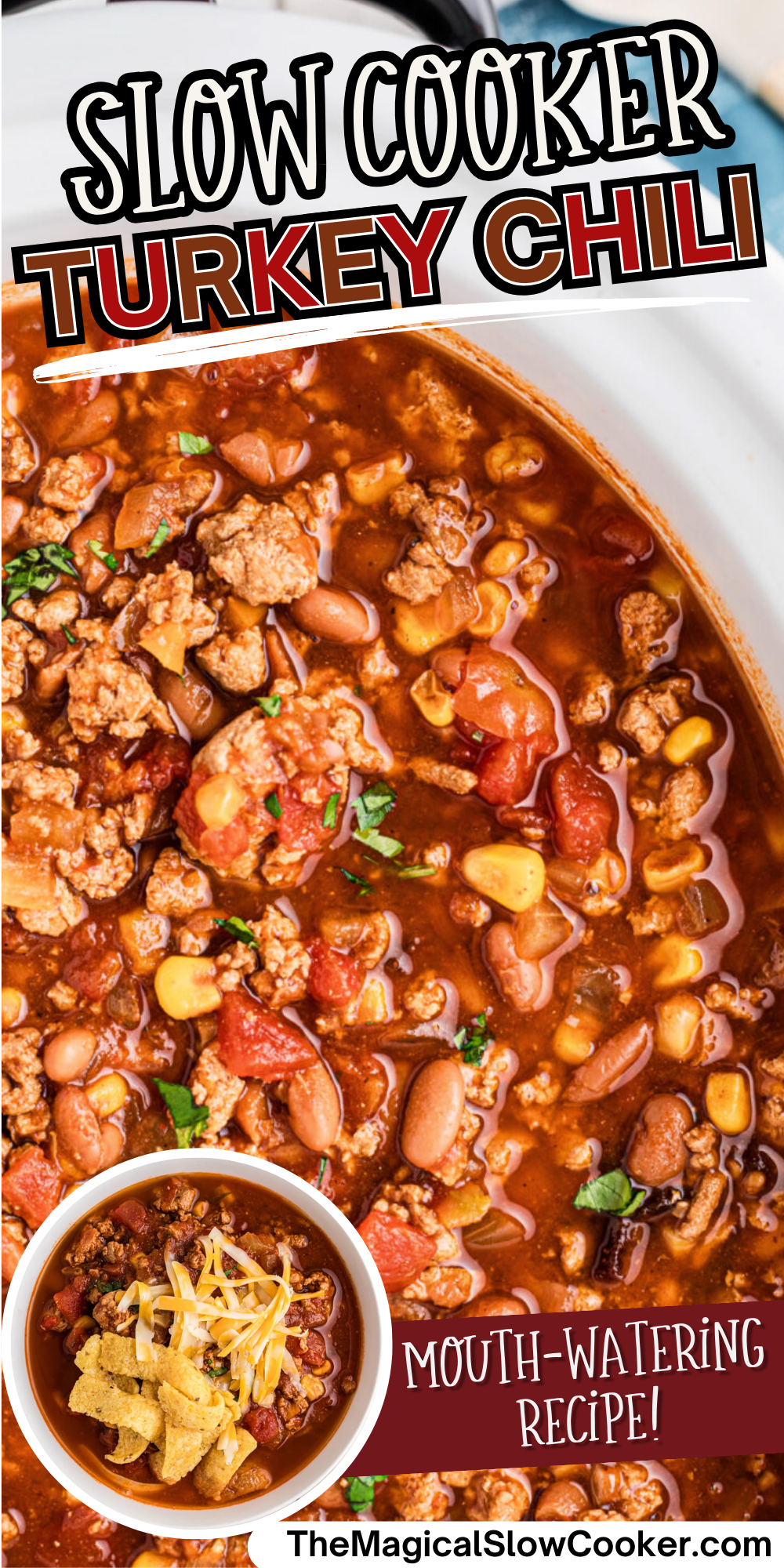 turkey chli photos with text overlay for pinterest.