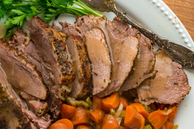 Slow Cooker Leg of Lamb - The Magical Slow Cooker