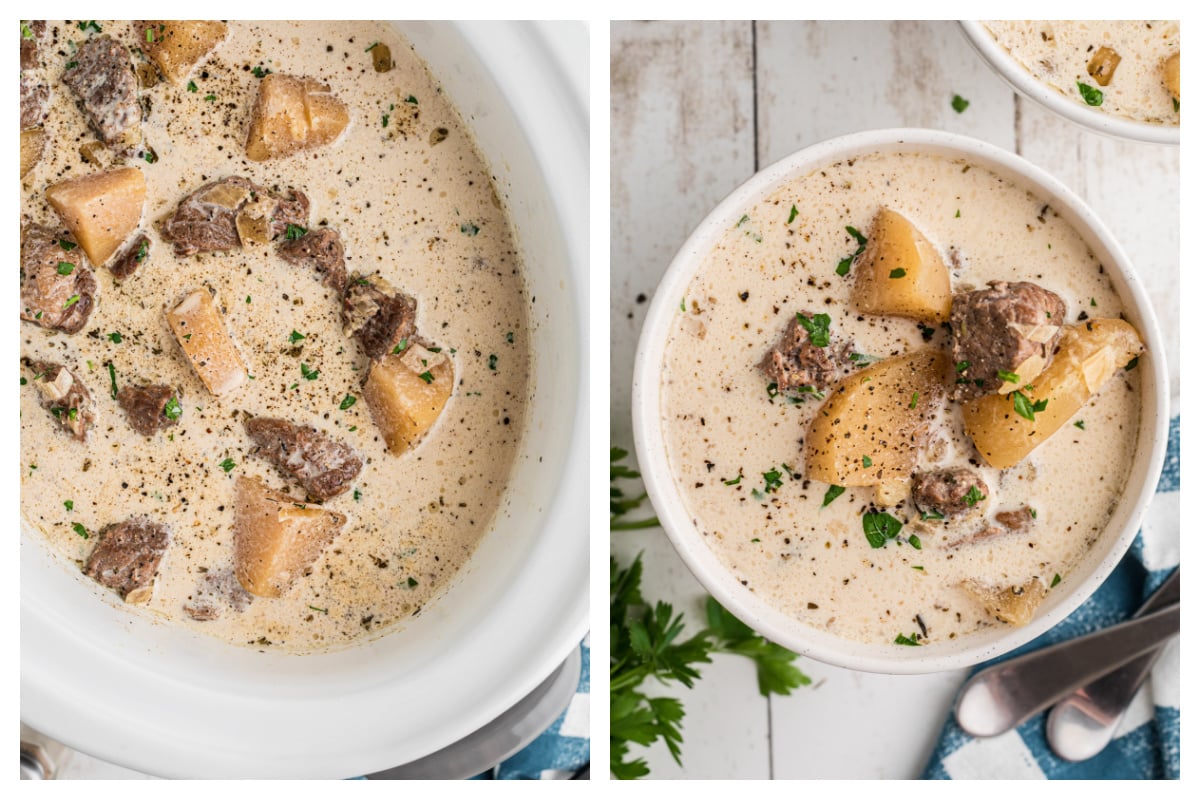 Steak and Potato Soup -
