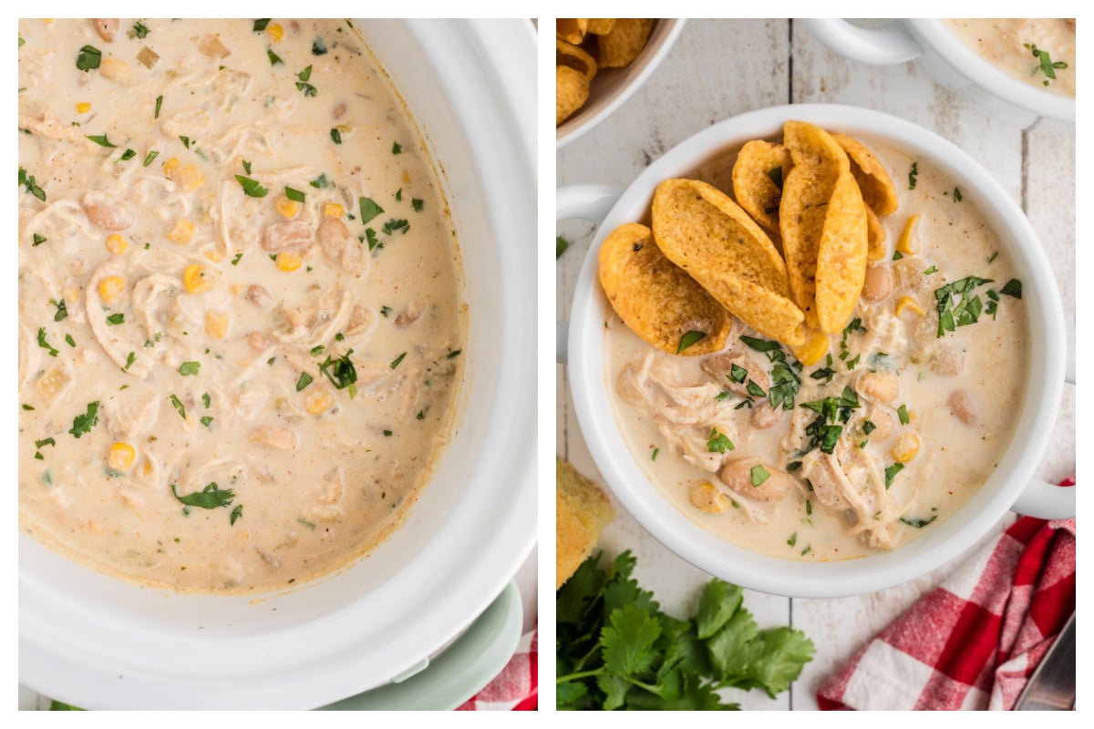 Slow Cooker White Chicken Chili