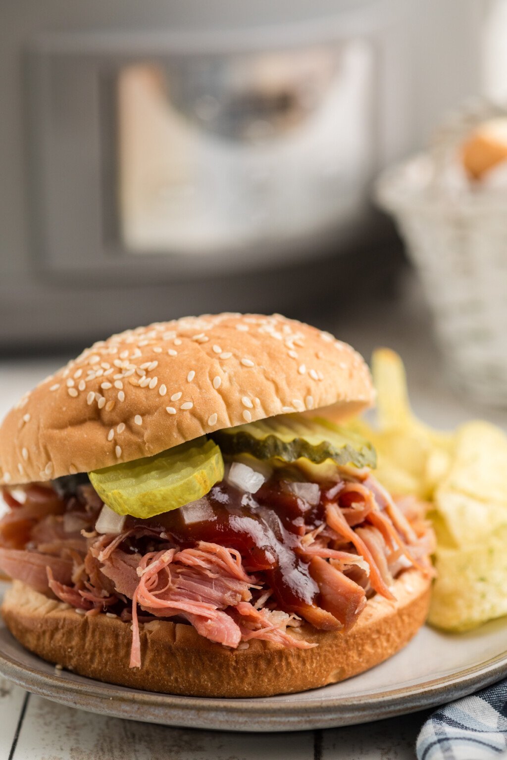 Slow Cooker Pulled Ham The Magical Slow Cooker