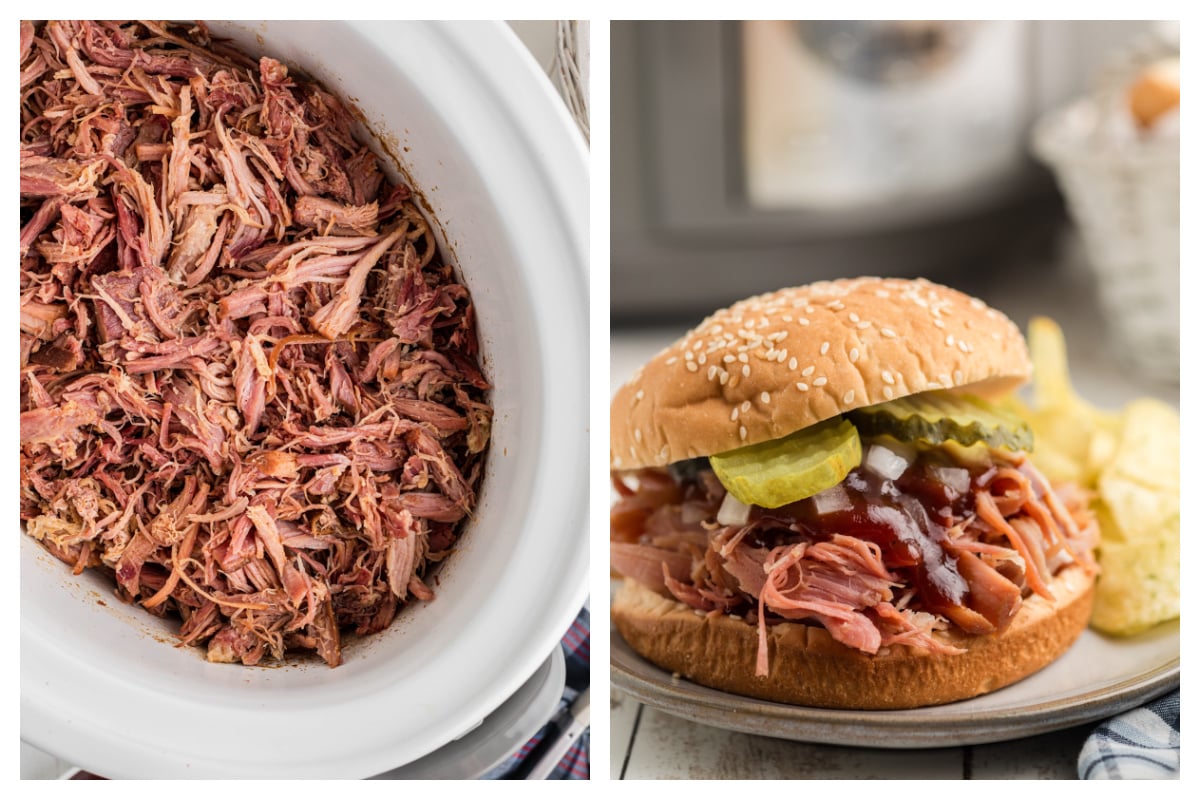 Slow Cooker Pulled Ham The Magical Slow Cooker