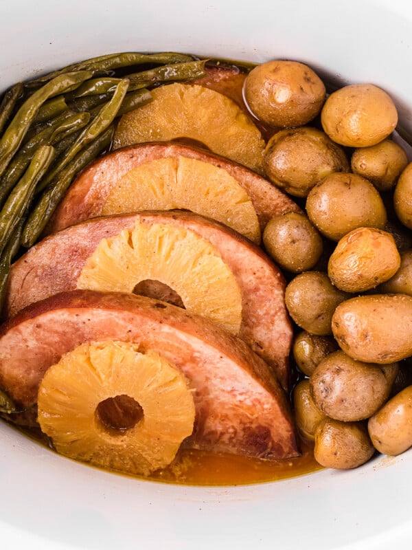 Slow Cooker Ham Dinner - The Magical Slow Cooker