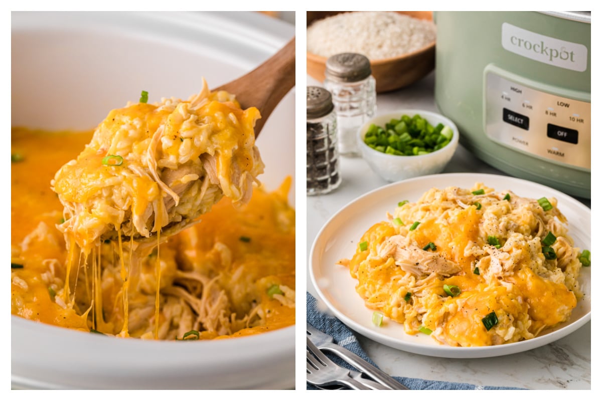 Slow Cooker Chicken and Rice