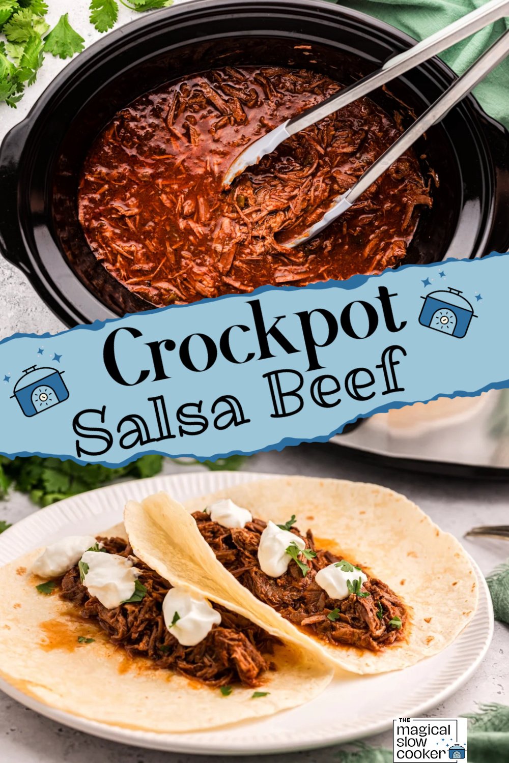 2 images of salsa beef.