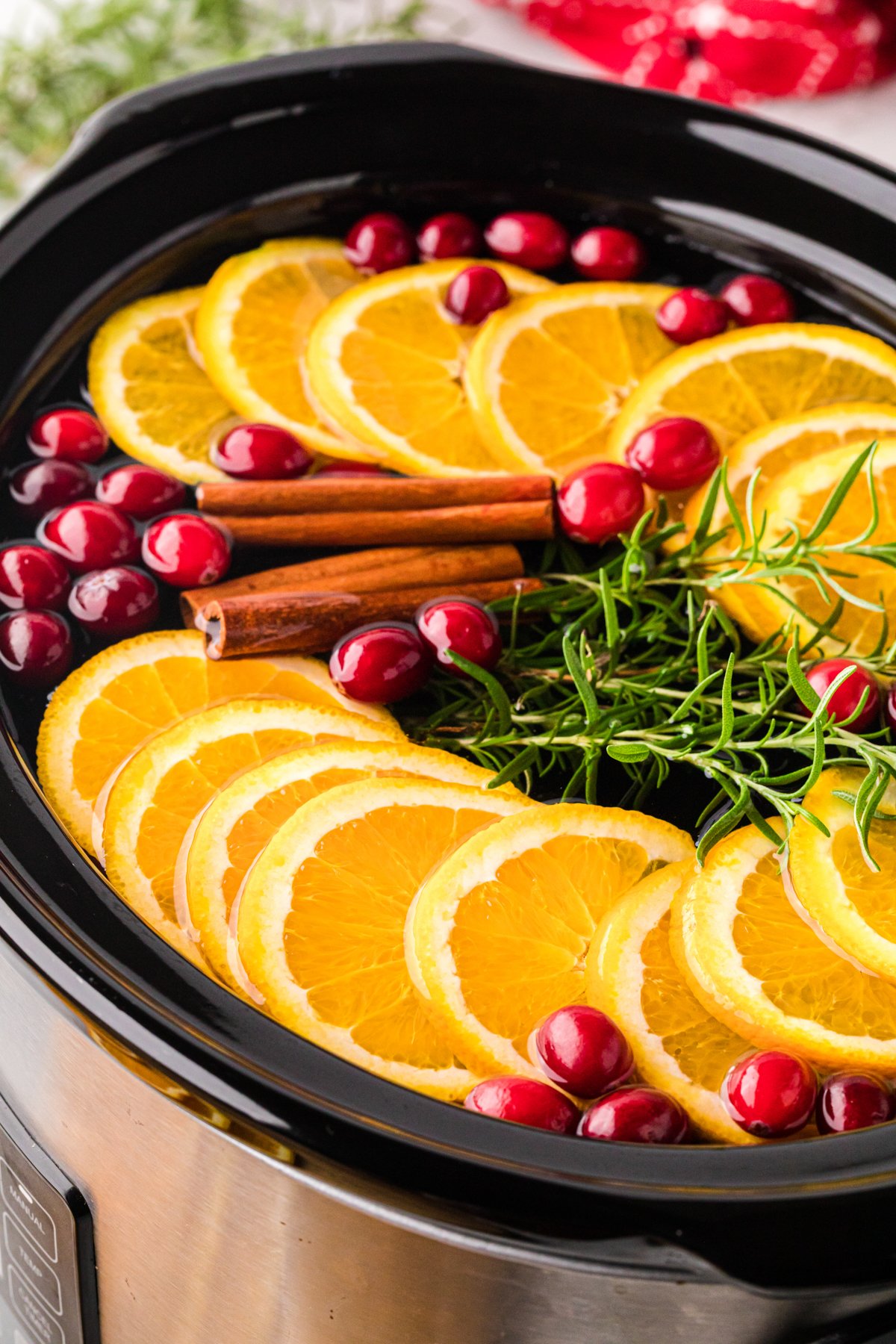 Holiday potpourri in a crockpot.